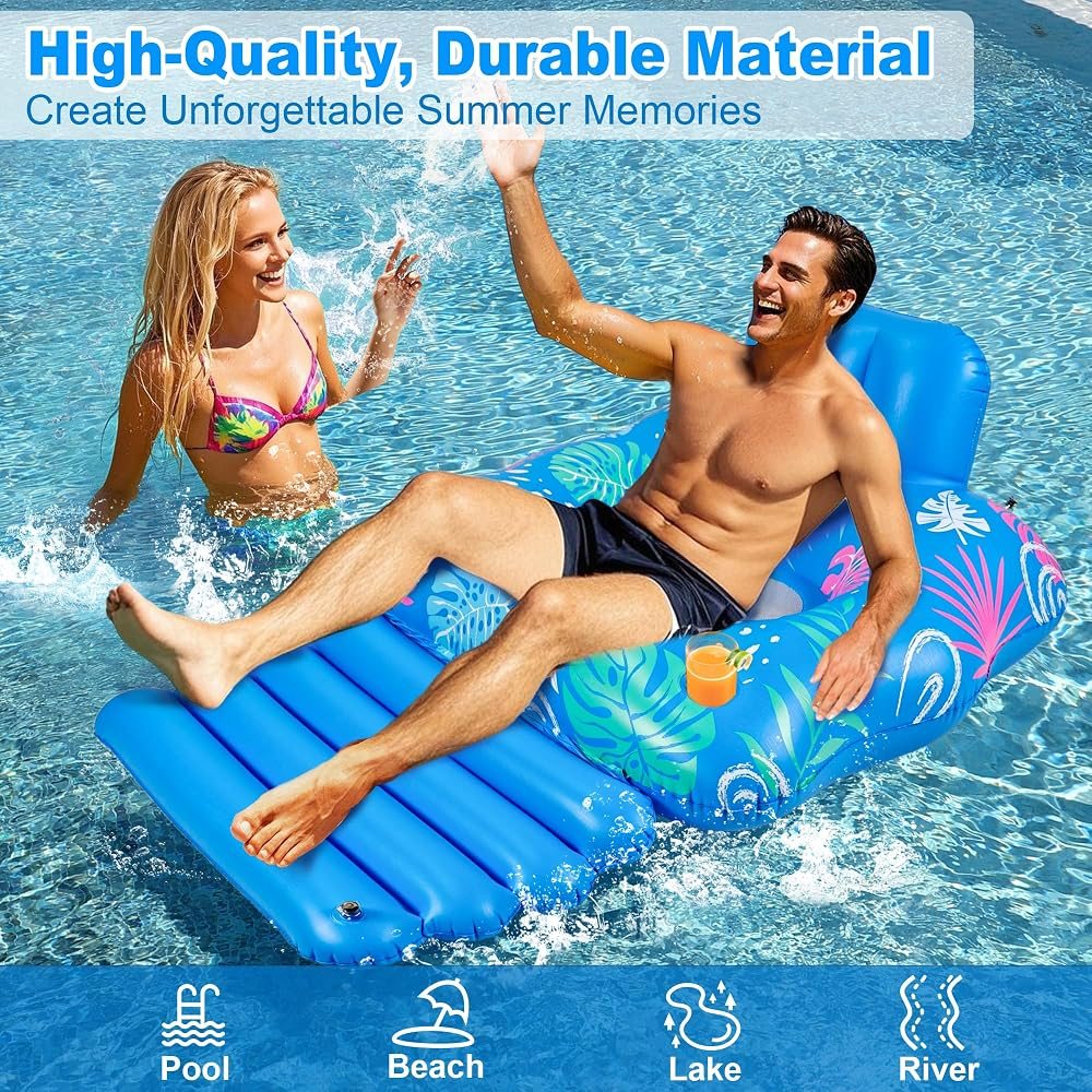 Pool Lounger with Footrest view 5