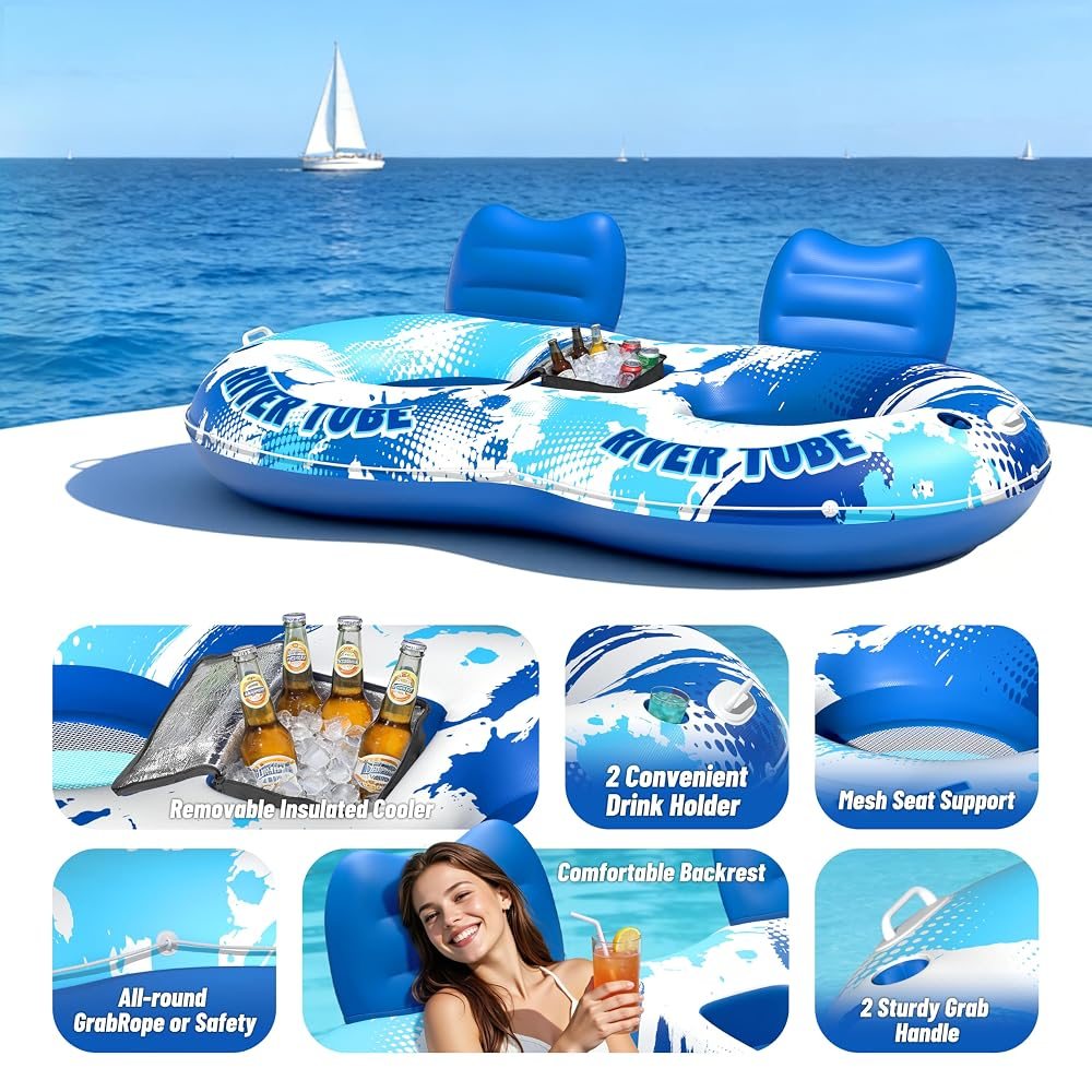 Two Person River Tube view 4