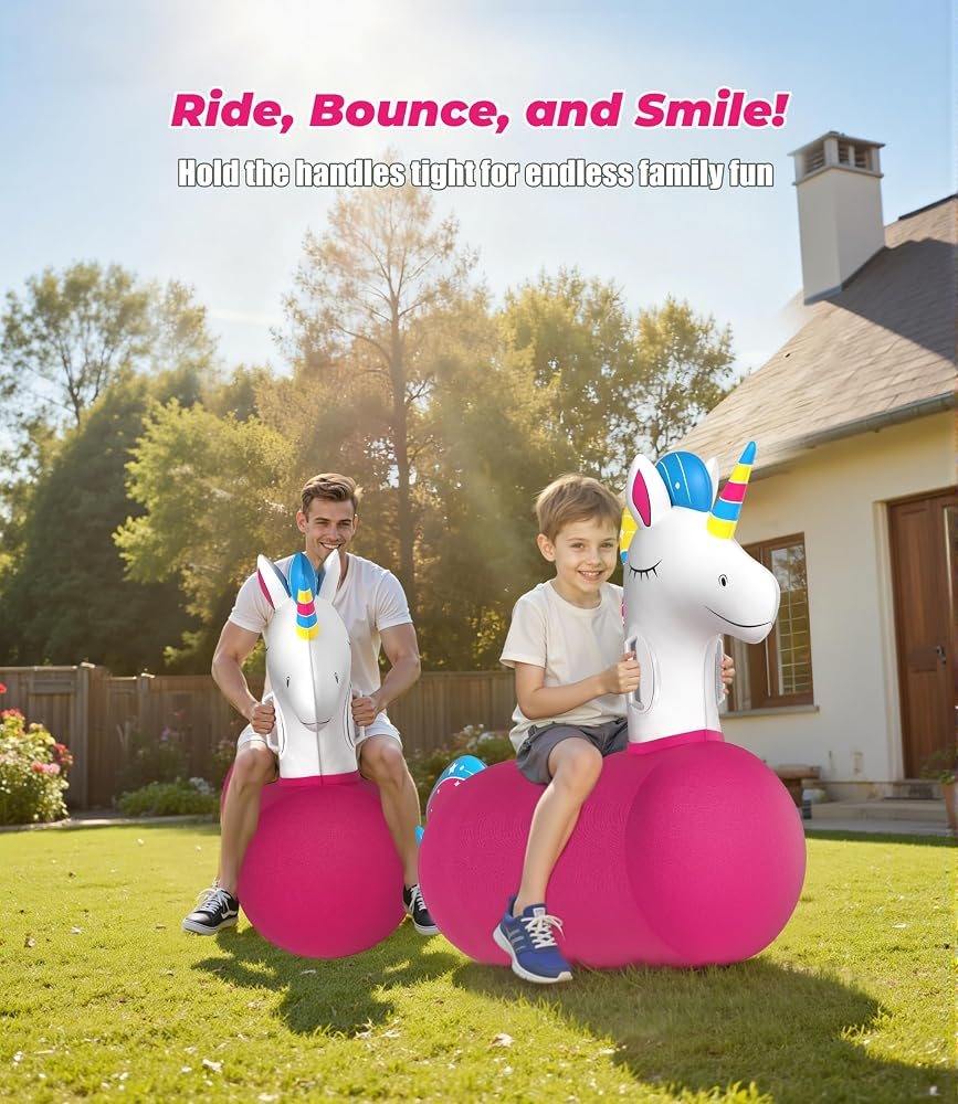 Unicorn Bouncy Hopper view 7