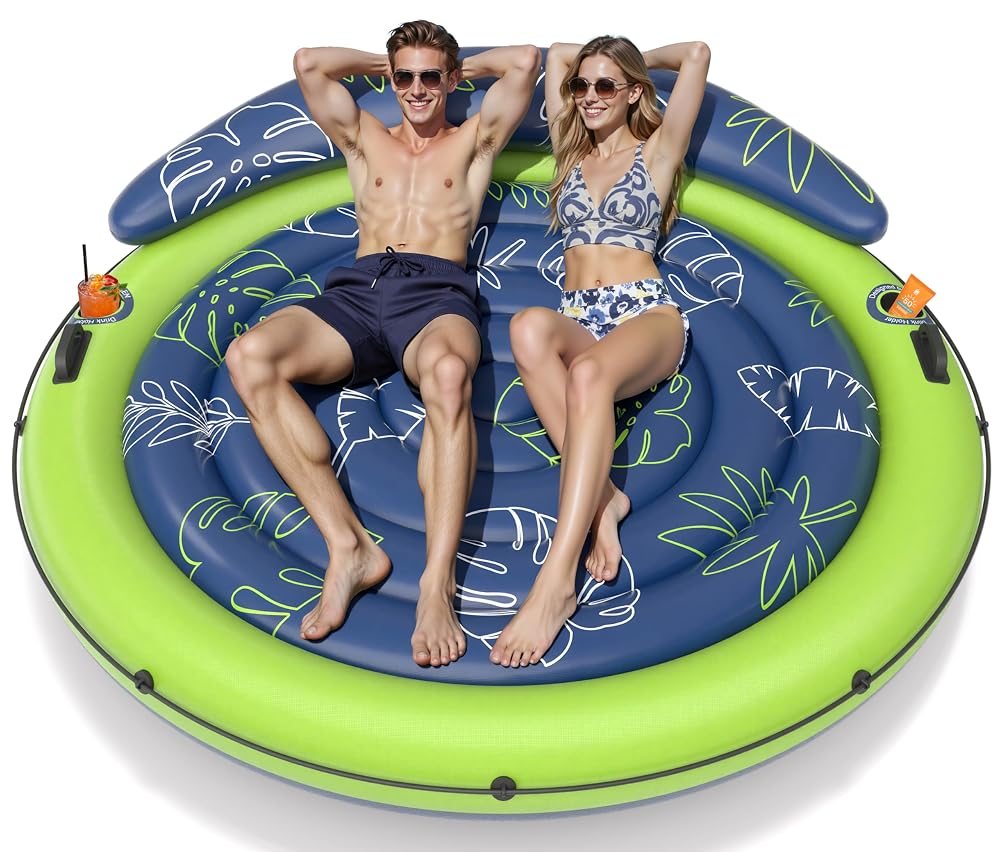 XL Round Tanning Pool Raft view 2